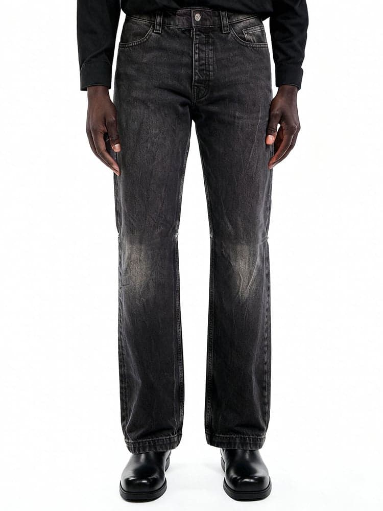 REGULAR FIT - BLACK WORN