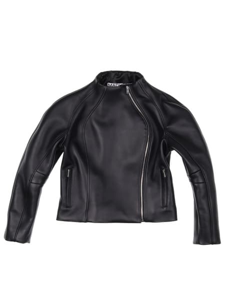 SCULPTURAL LEATHER JACKET